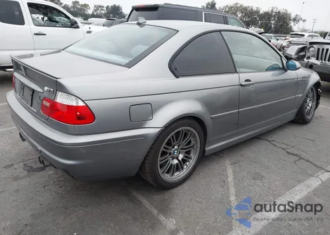 2004 BMW M3 z USA, uszkodzony, nr VIN WBSBL934X4PN55773